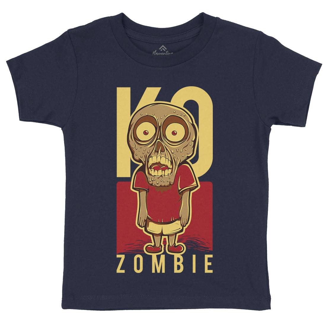 Little Zombie Kids Organic Crew Neck T-Shirt Funny D637