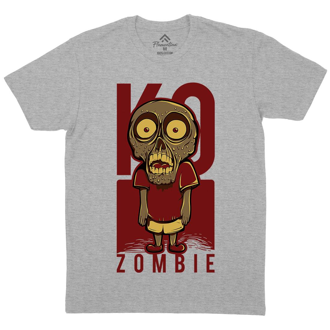 Little Zombie Mens Crew Neck T-Shirt Funny D637