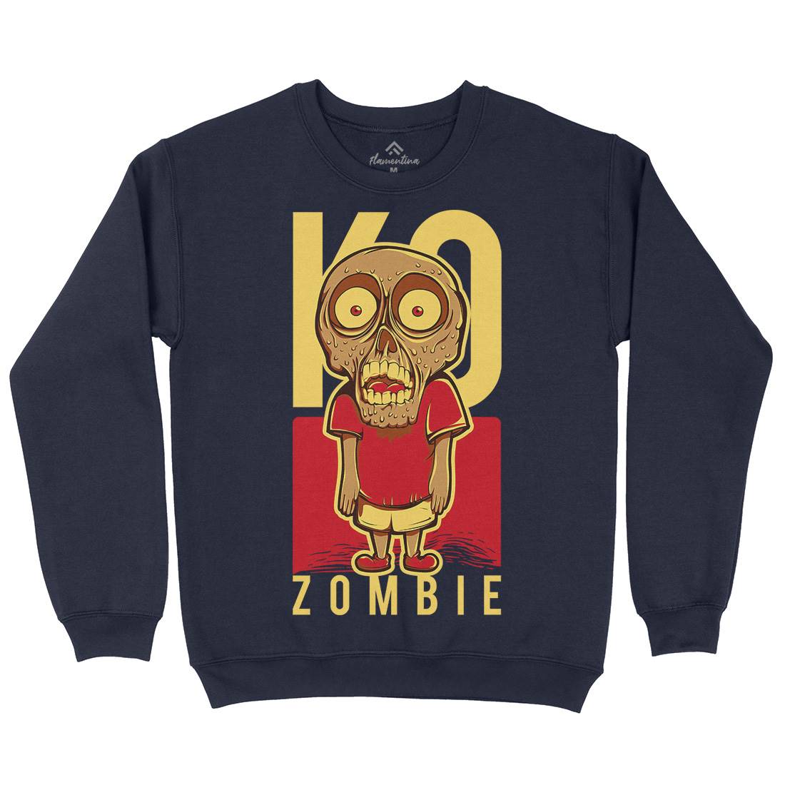 Little Zombie Kids Crew Neck Sweatshirt Funny D637