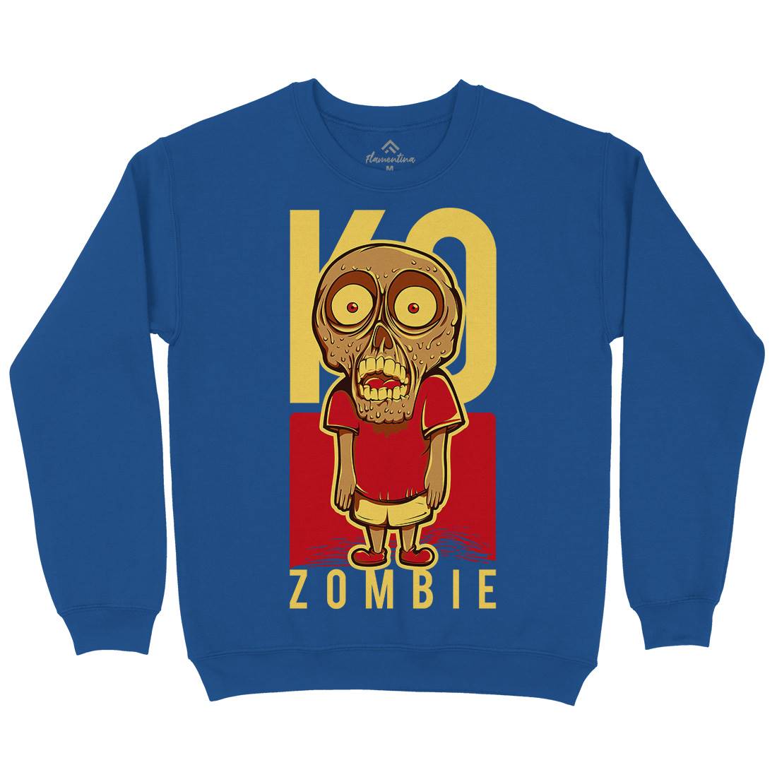 Little Zombie Mens Crew Neck Sweatshirt Funny D637