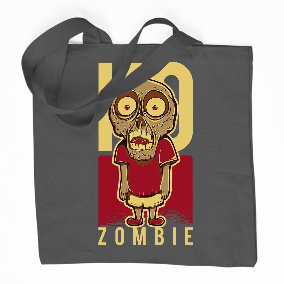 Little Zombie Organic Premium Cotton Tote Bag Funny D637