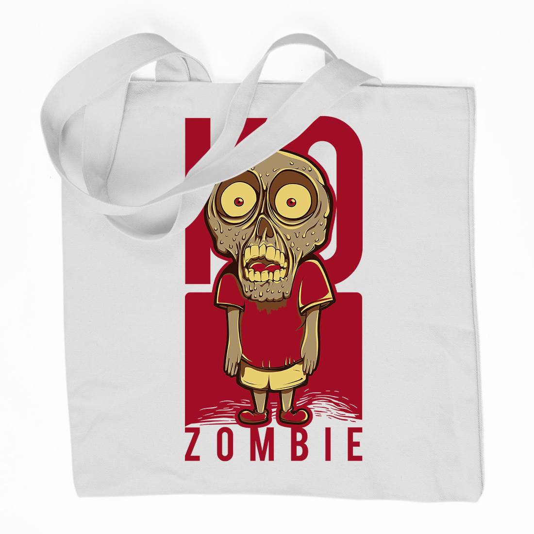 Little Zombie Organic Premium Cotton Tote Bag Funny D637
