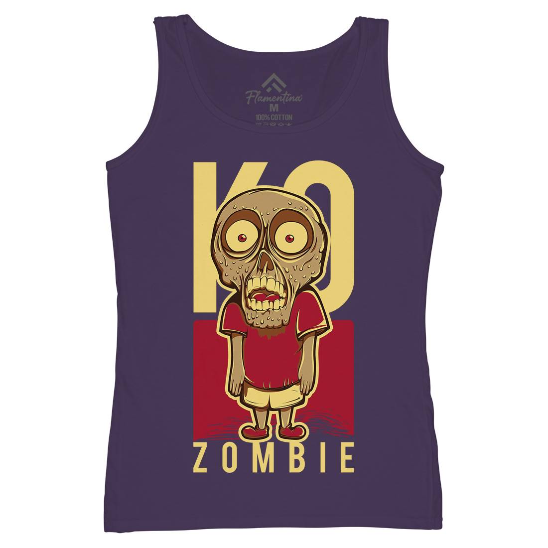 Little Zombie Womens Organic Tank Top Vest Funny D637