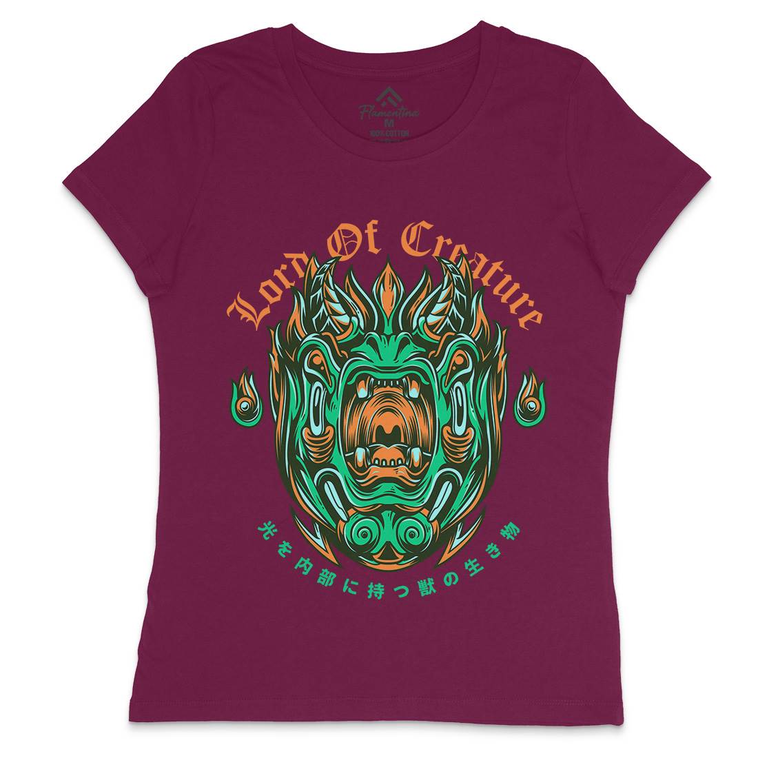 Lord Of Creature Womens Crew Neck T-Shirt Horror D638