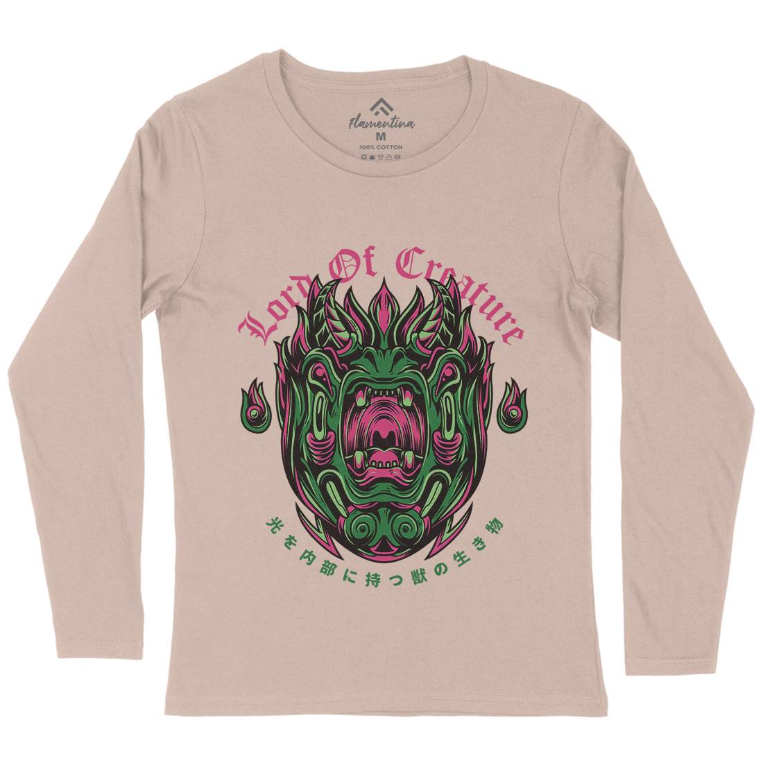 Lord Of Creature Womens Long Sleeve T-Shirt Horror D638