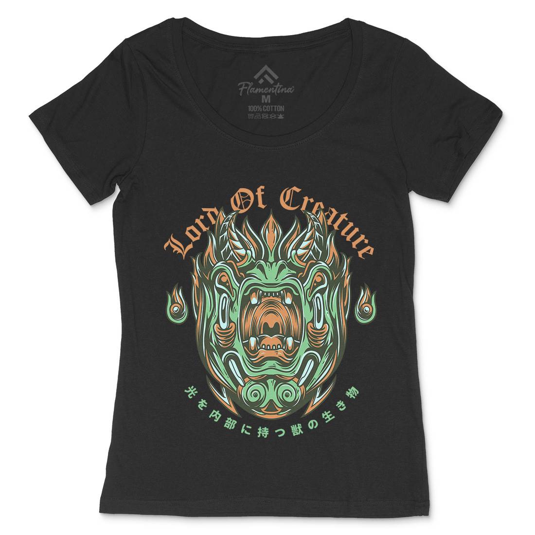 Lord Of Creature Womens Scoop Neck T-Shirt Horror D638
