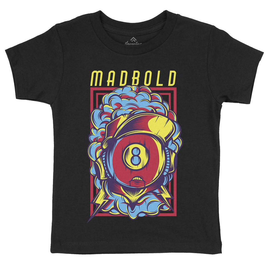 Mad Bold Kids Crew Neck T-Shirt Sport D640
