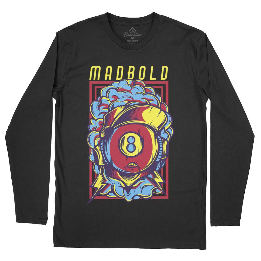 Mad Bold Mens Long Sleeve T-Shirt Sport D640