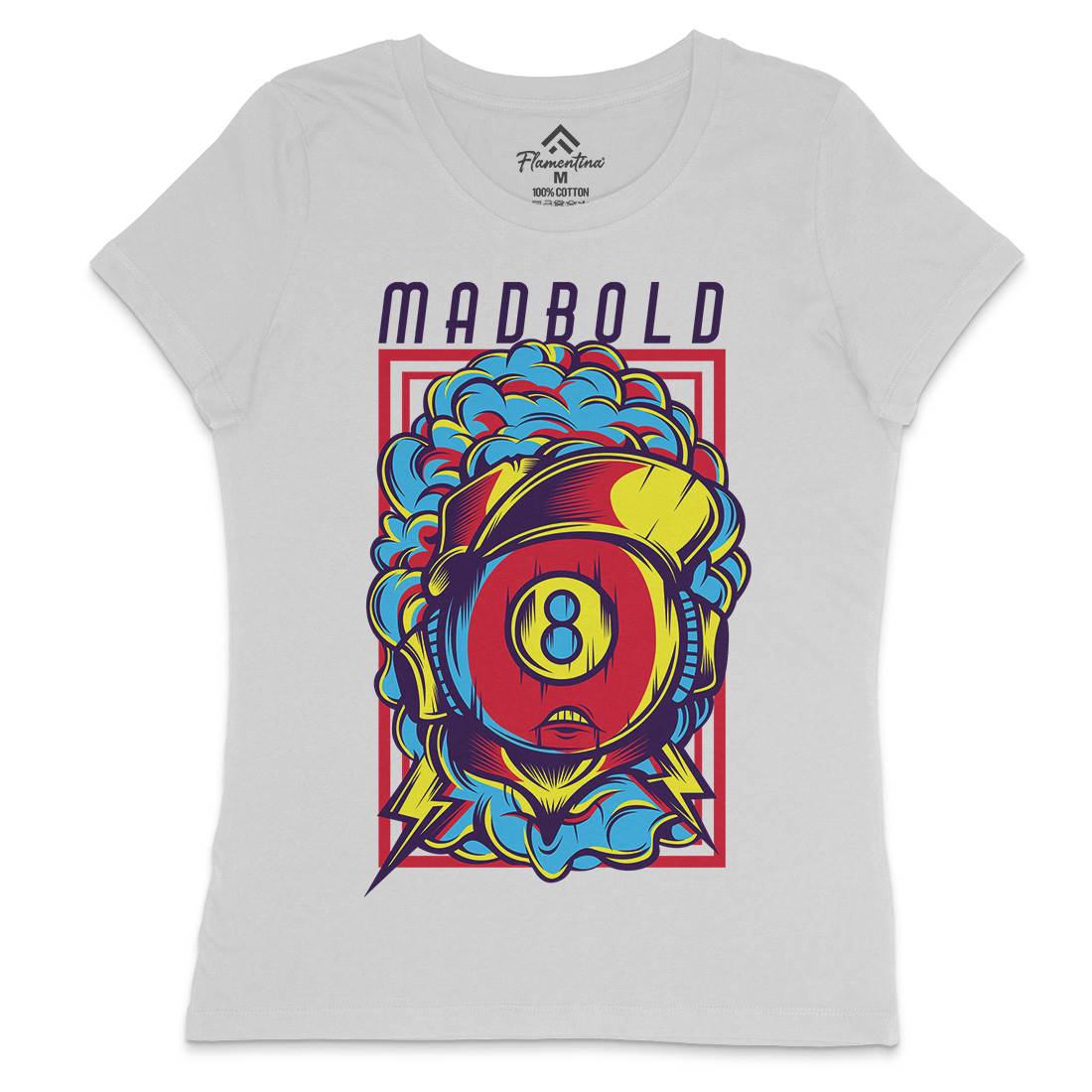 Mad Bold Womens Crew Neck T-Shirt Sport D640
