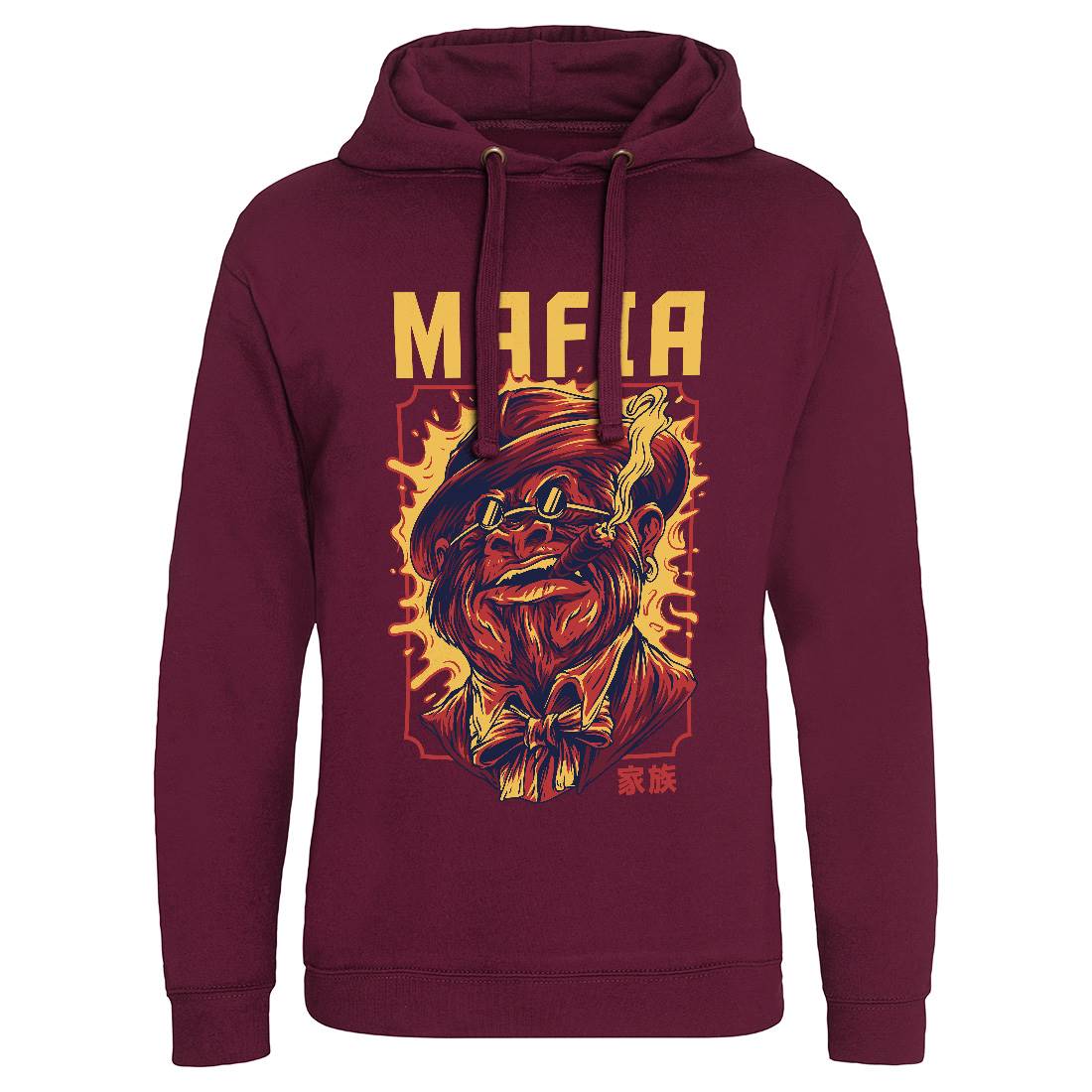Mafia Ape Mens Hoodie Without Pocket Animals D641