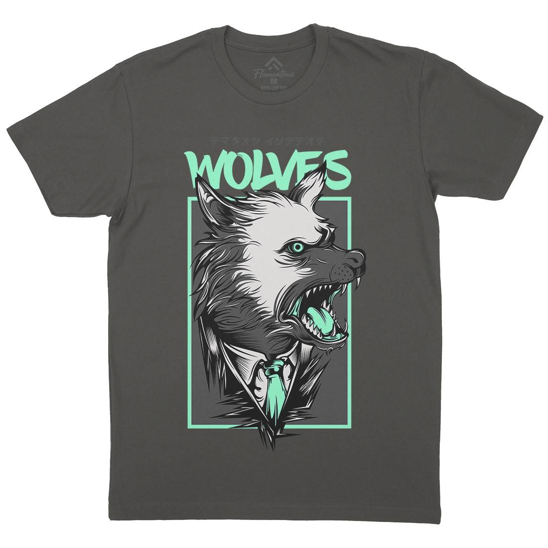 Mafia Wolves Mens Crew Neck T-Shirt Animals D643