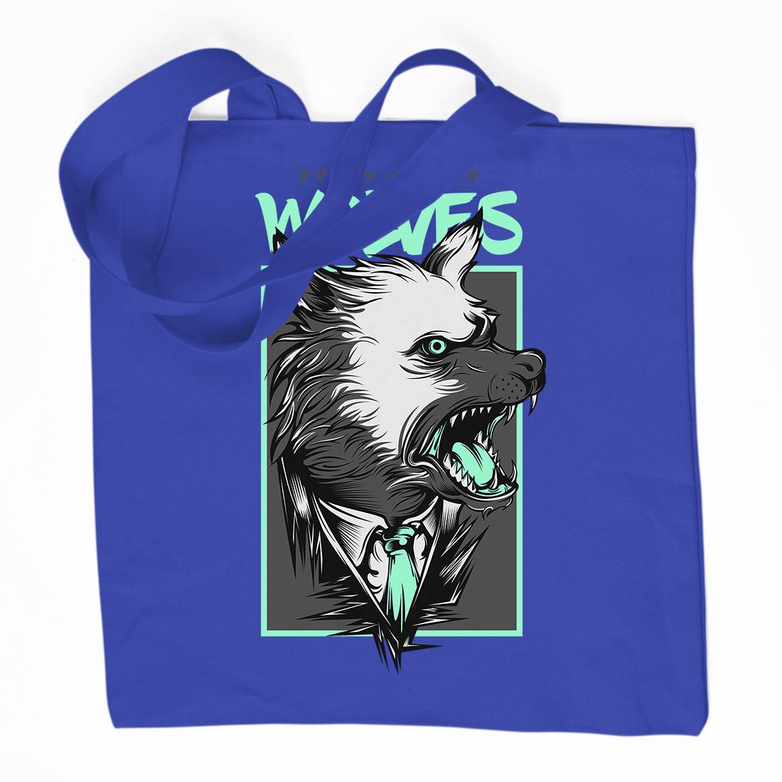 Mafia Wolves Organic Premium Cotton Tote Bag Animals D643