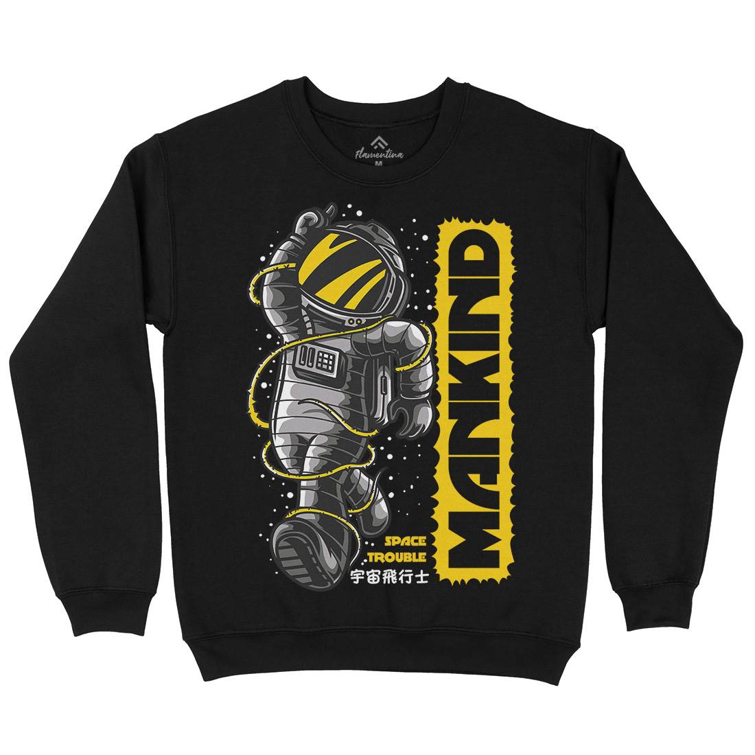 Mankind Mens Crew Neck Sweatshirt Space D644