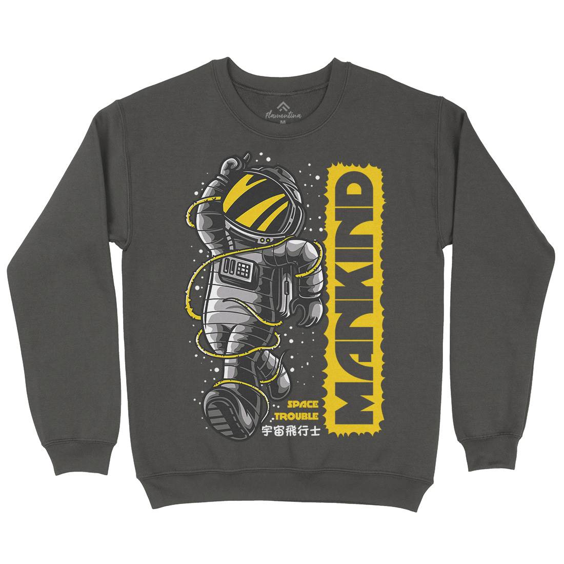 Mankind Kids Crew Neck Sweatshirt Space D644