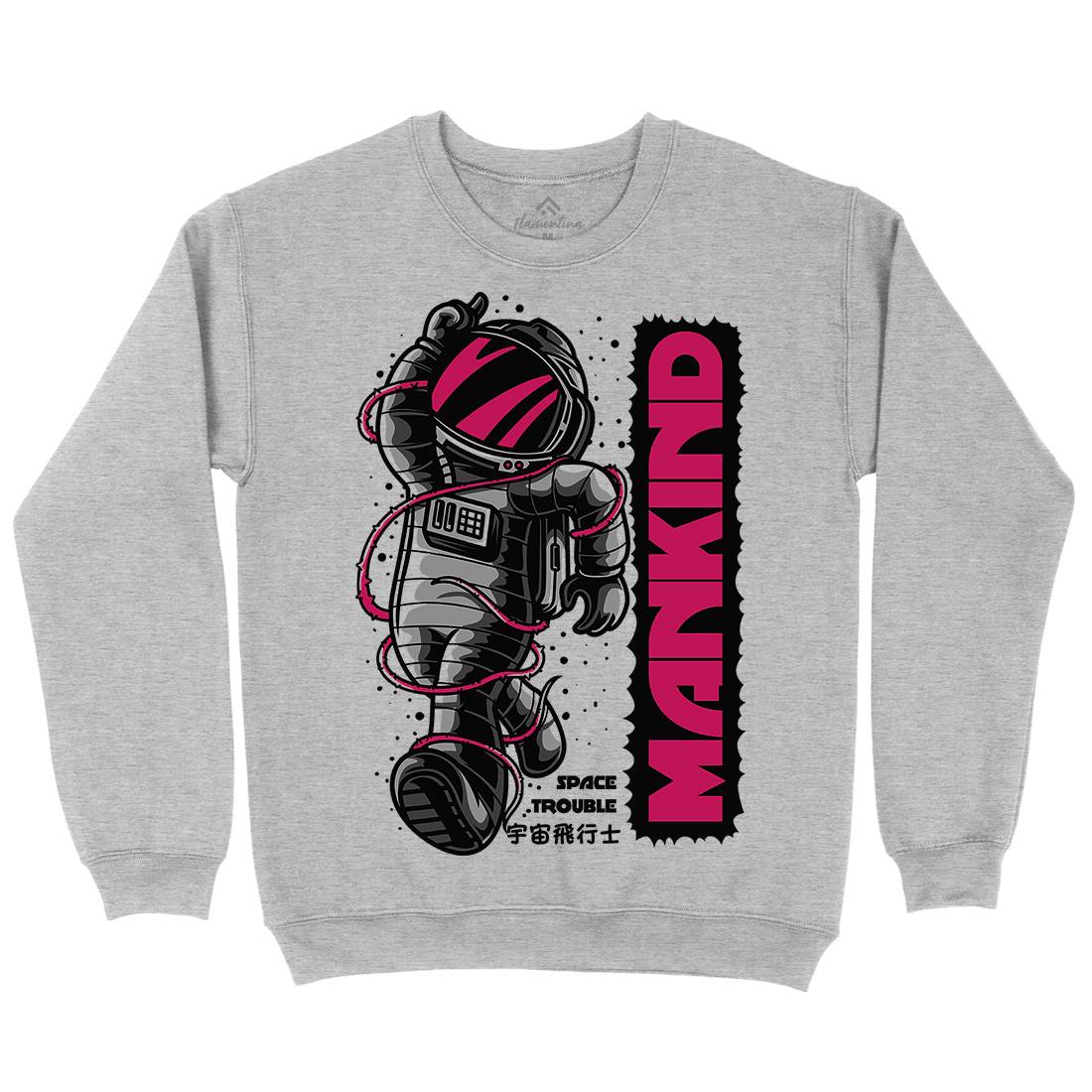 Mankind Kids Crew Neck Sweatshirt Space D644