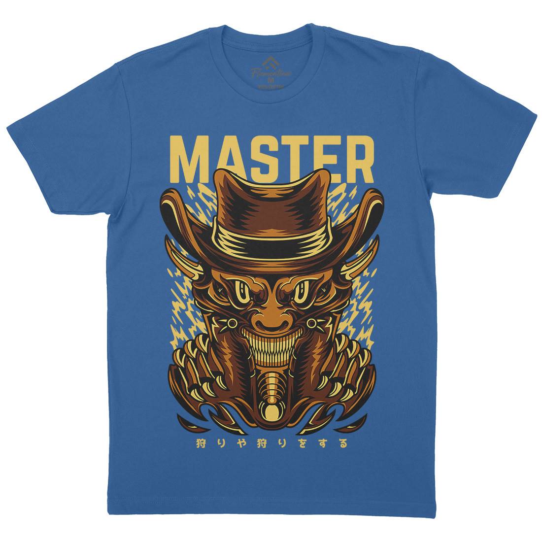 Master Trick Mens Organic Crew Neck T-Shirt Horror D646