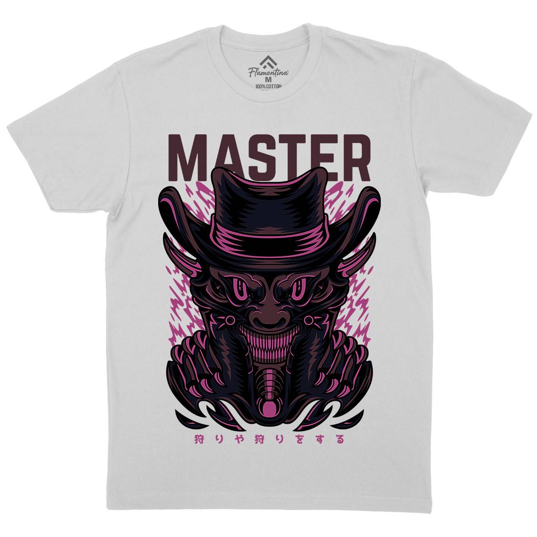 Master Trick Mens Crew Neck T-Shirt Horror D646