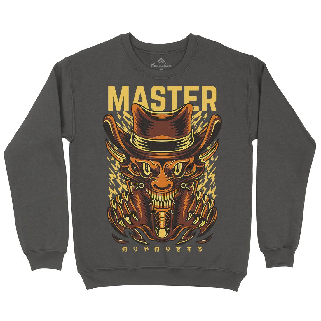 Master Trick Mens Crew Neck Sweatshirt Horror D646