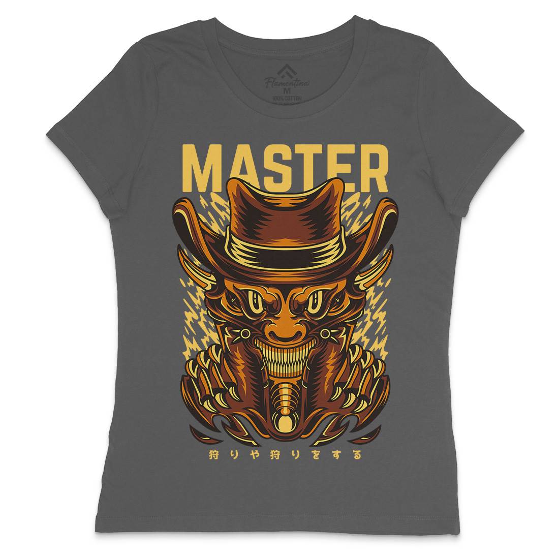 Master Trick Womens Crew Neck T-Shirt Horror D646