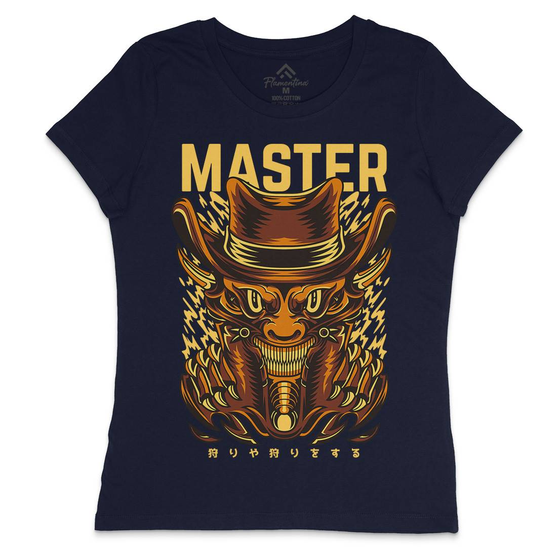Master Trick Womens Crew Neck T-Shirt Horror D646