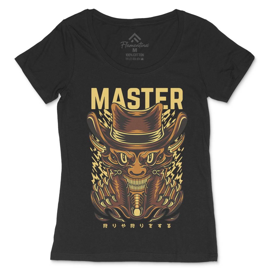 Master Trick Womens Scoop Neck T-Shirt Horror D646