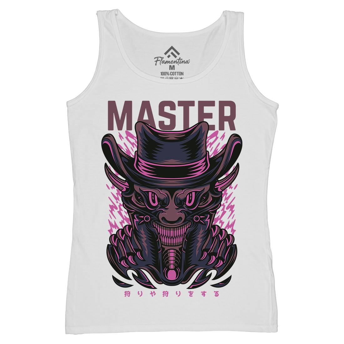 Master Trick Womens Organic Tank Top Vest Horror D646