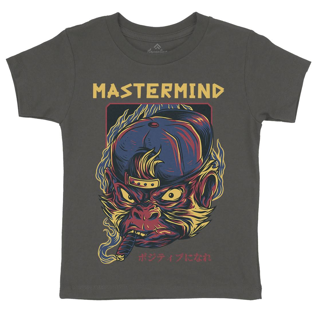 Mastermind Ape Kids Crew Neck T-Shirt Animals D647
