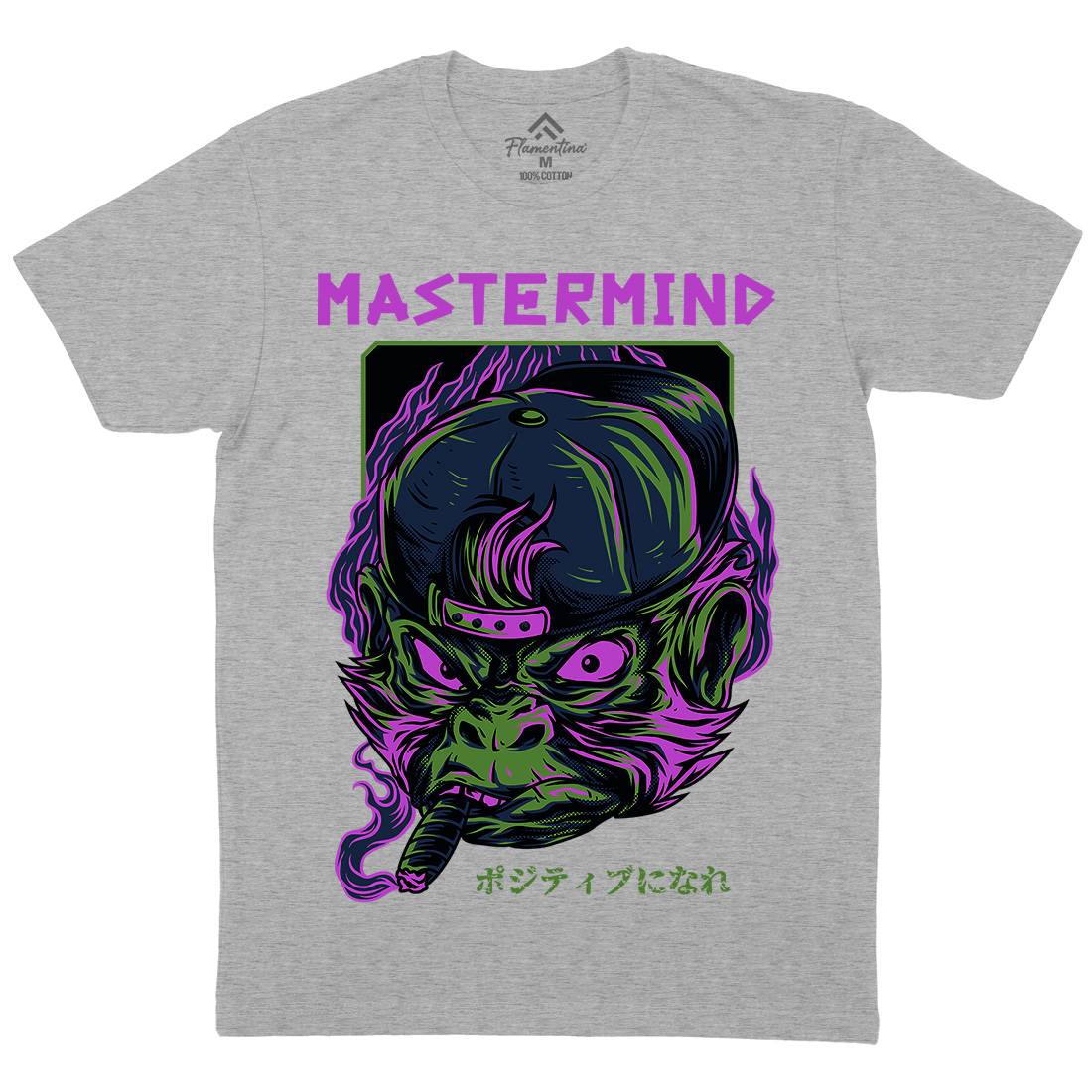 Mastermind Ape Mens Organic Crew Neck T-Shirt Animals D647