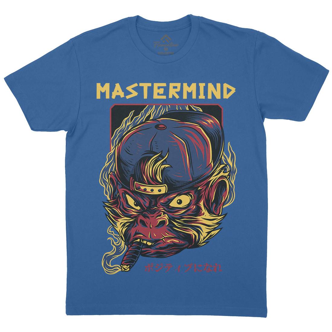 Mastermind Ape Mens Crew Neck T-Shirt Animals D647