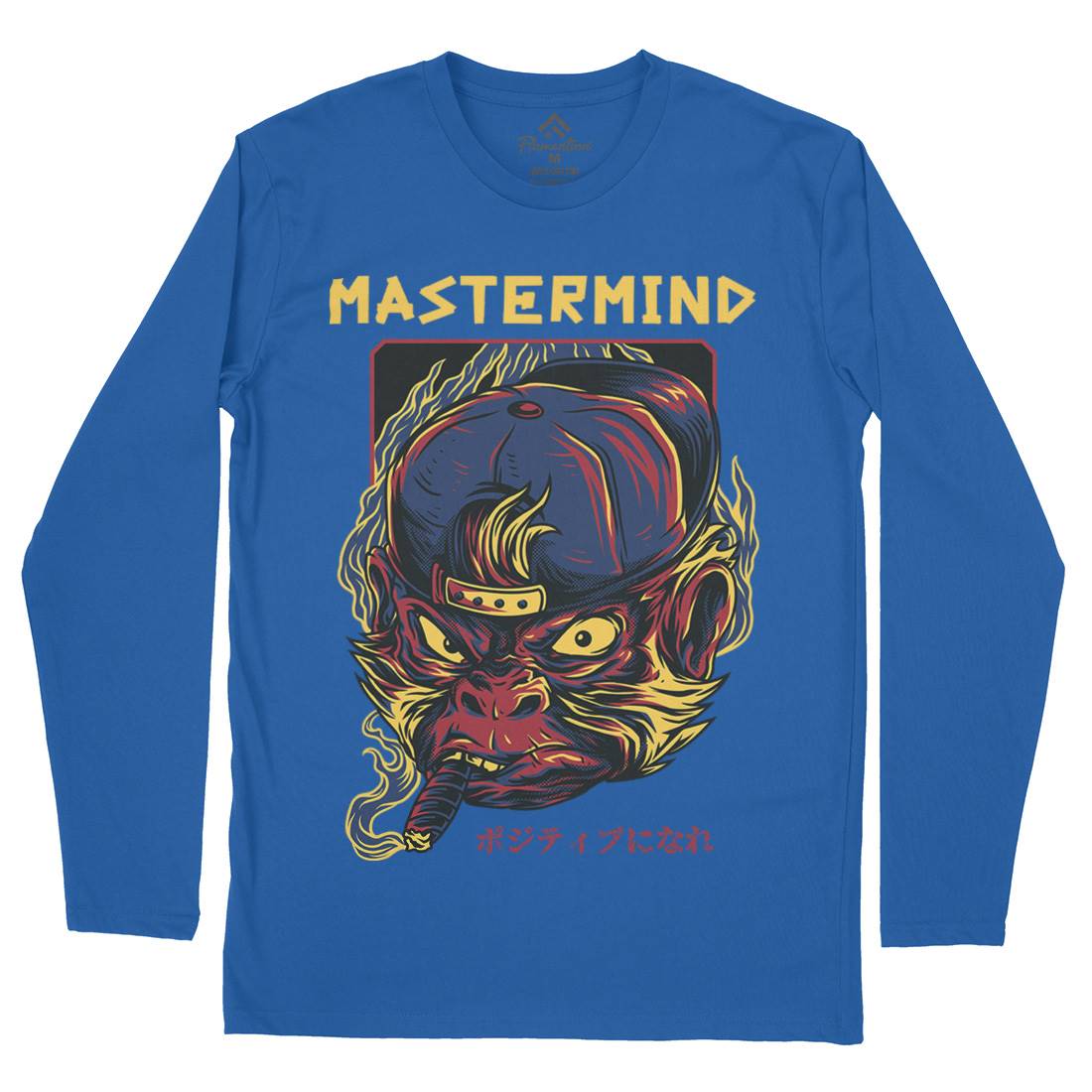 Mastermind Ape Mens Long Sleeve T-Shirt Animals D647