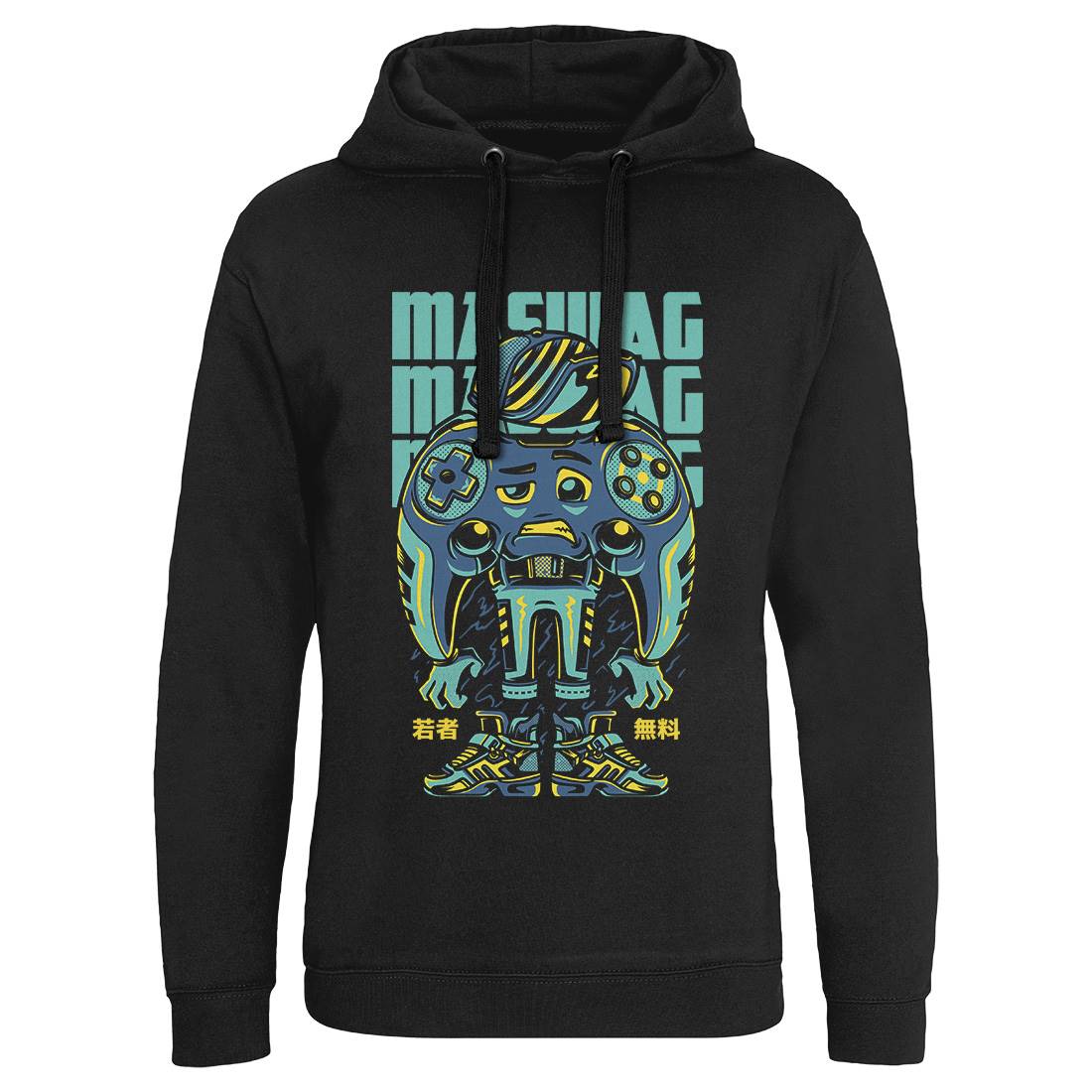 Swag Mens Hoodie Without Pocket Retro D648