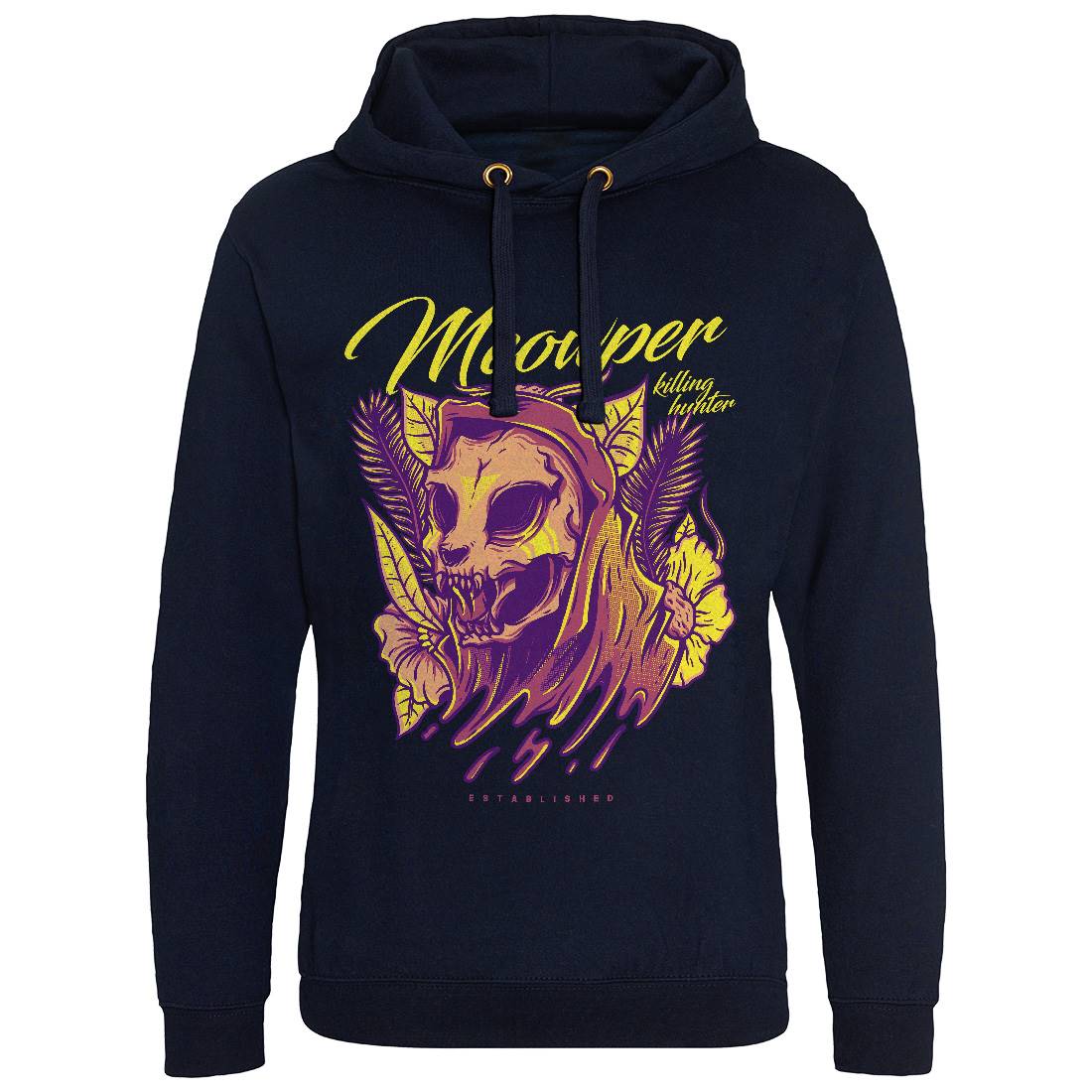 Meow Purr Mens Hoodie Without Pocket Horror D651