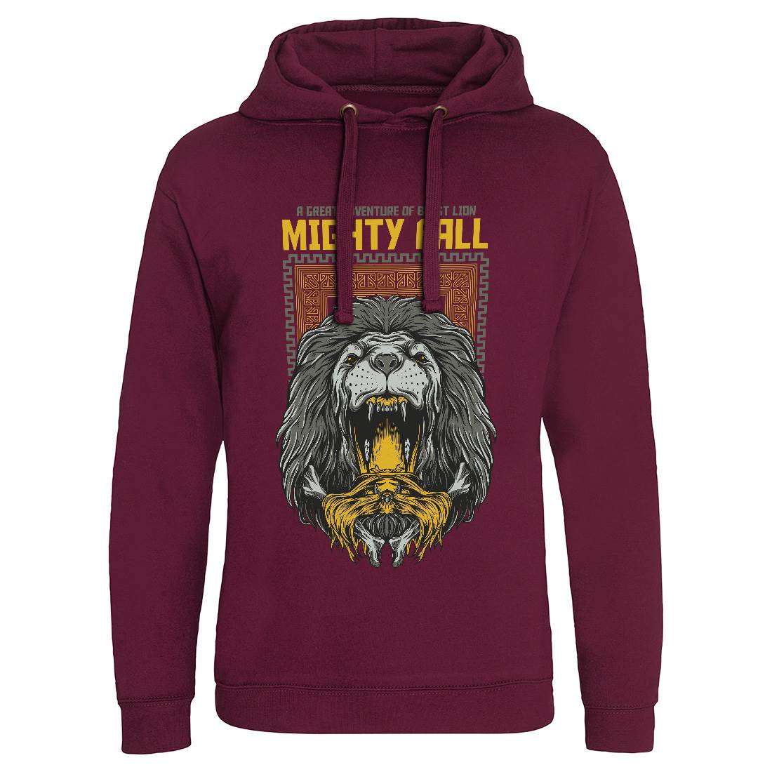Mighty Fall Mens Hoodie Without Pocket Animals D653
