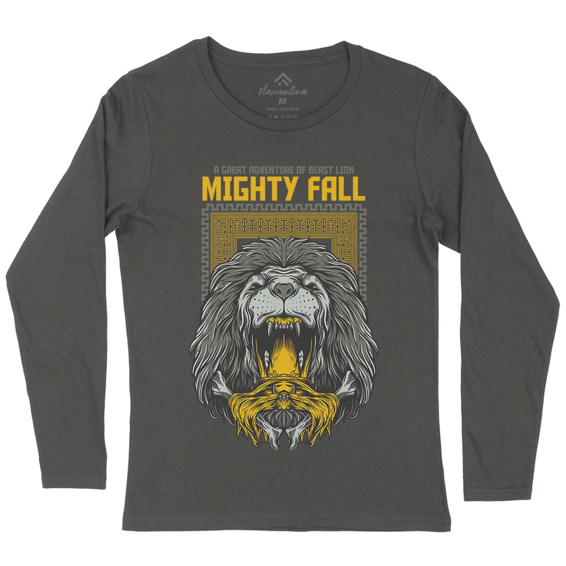 Mighty Fall Womens Long Sleeve T-Shirt Animals D653