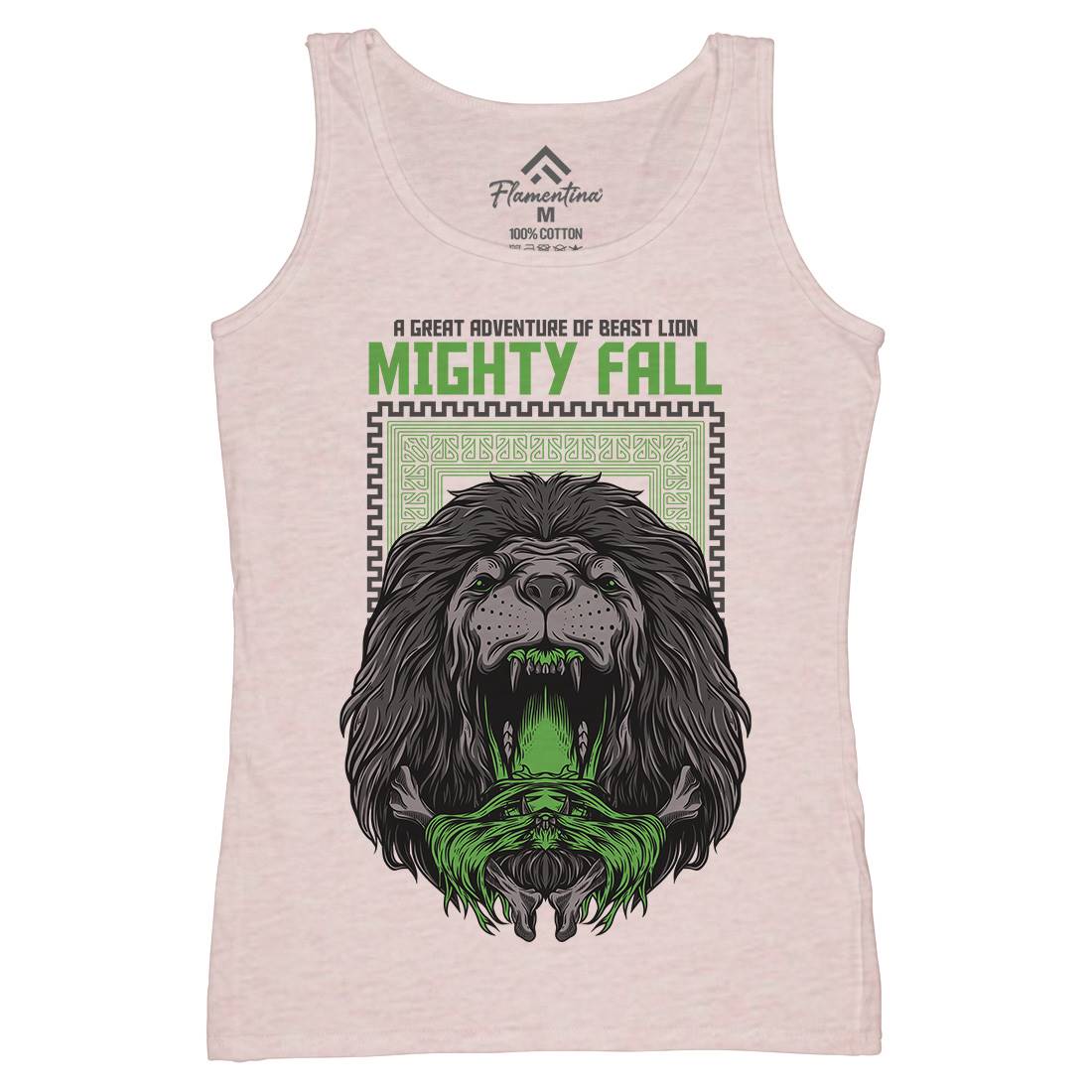 Mighty Fall Womens Organic Tank Top Vest Animals D653