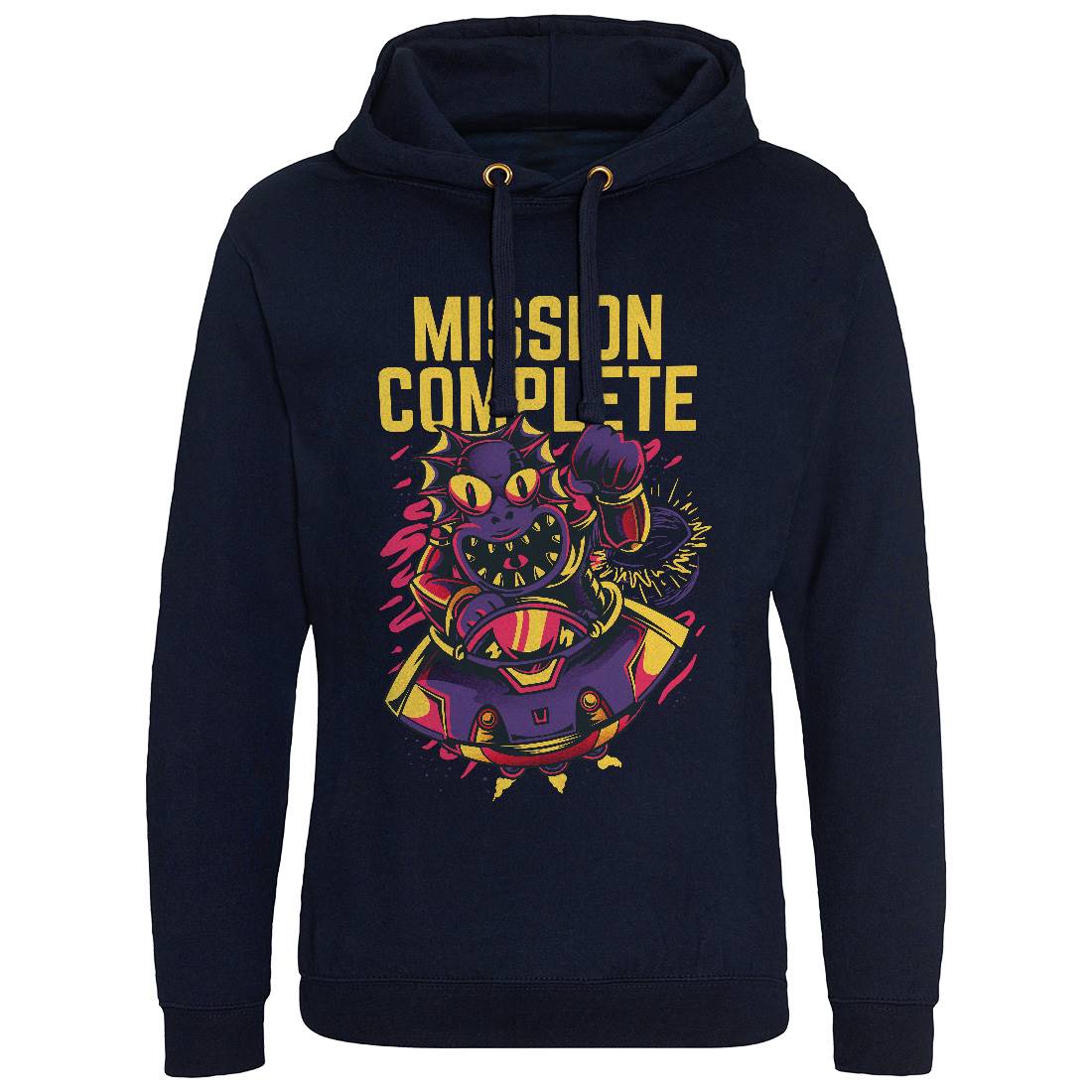 Mission Complete Mens Hoodie Without Pocket Space D655