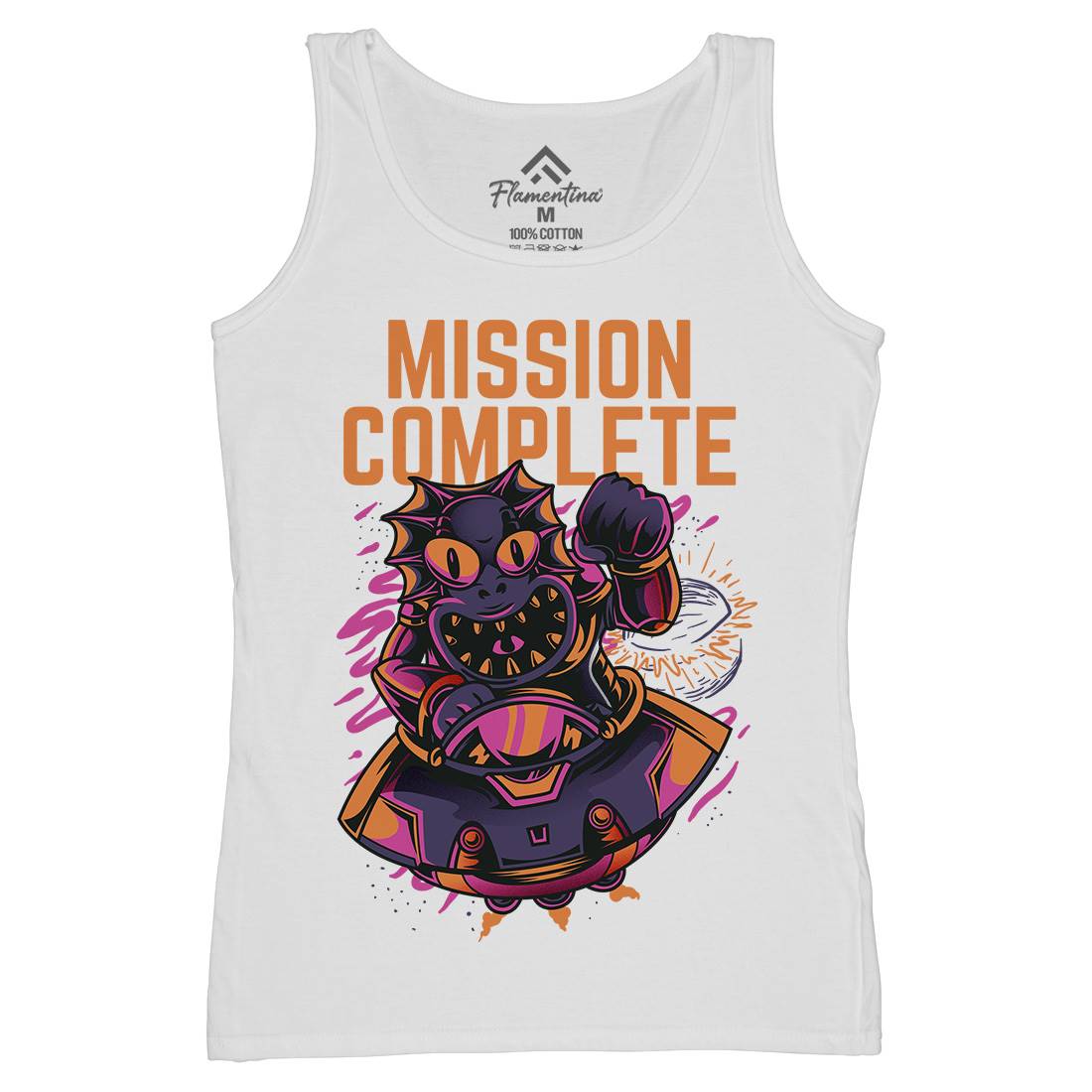 Mission Complete Womens Organic Tank Top Vest Space D655