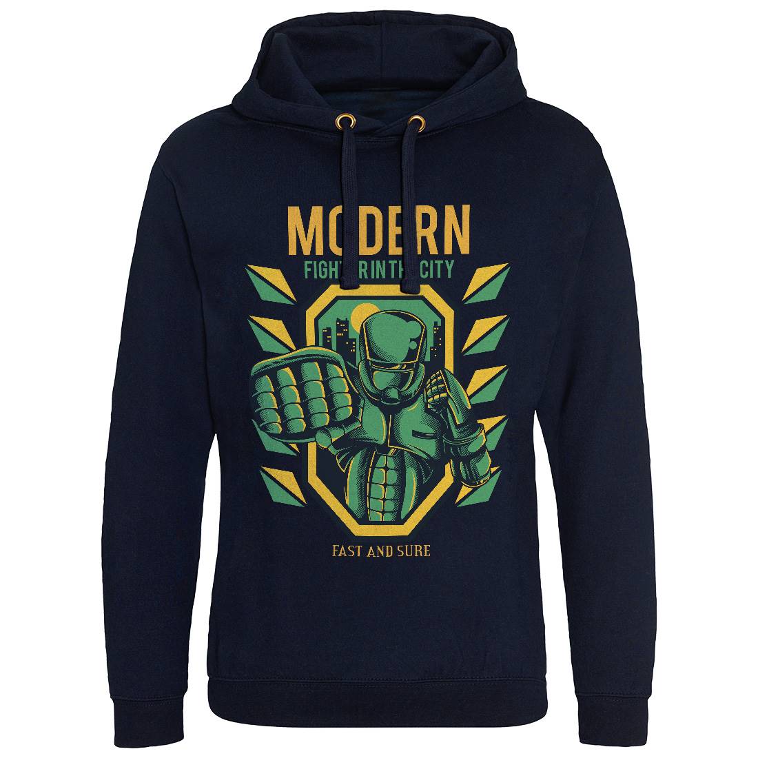 Modern Fighter Mens Hoodie Without Pocket Army D656
