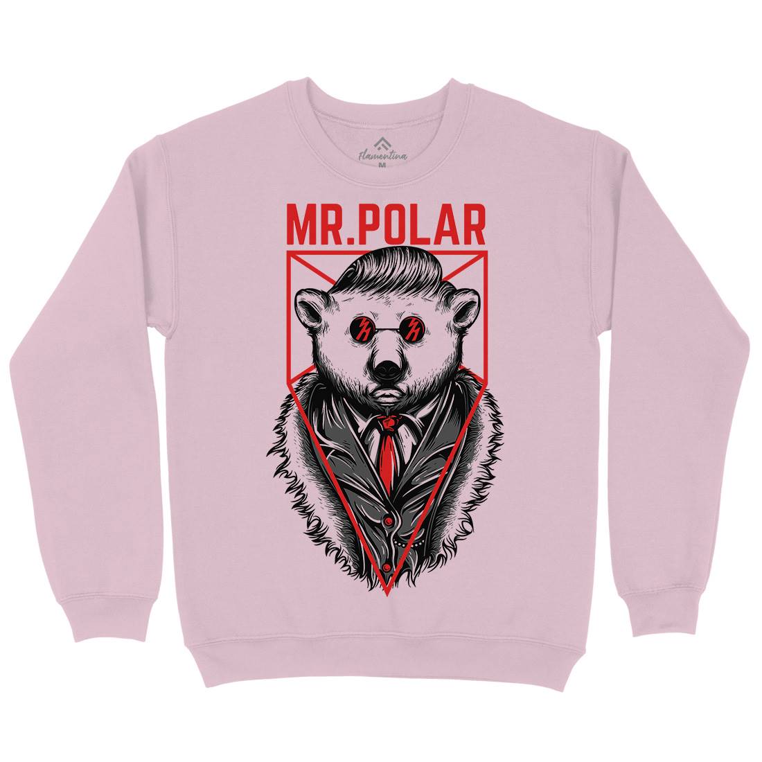 Polar Bear Kids Crew Neck Sweatshirt Animals D659