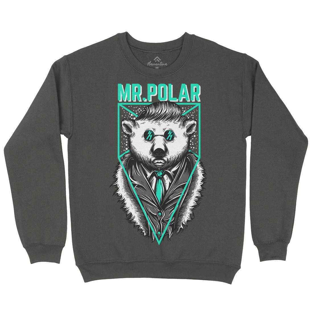 Polar Bear Kids Crew Neck Sweatshirt Animals D659