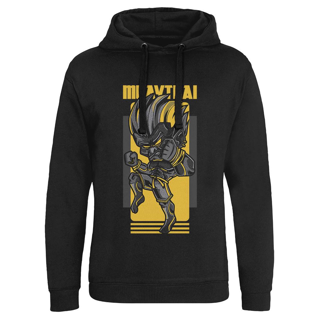 Muay Thai Mens Hoodie Without Pocket Sport D660