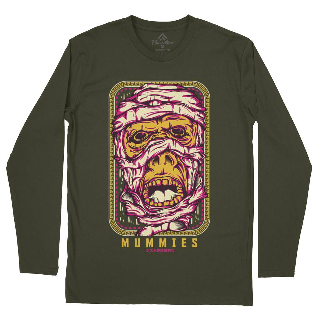 Mummies Mens Long Sleeve T-Shirt Horror D661