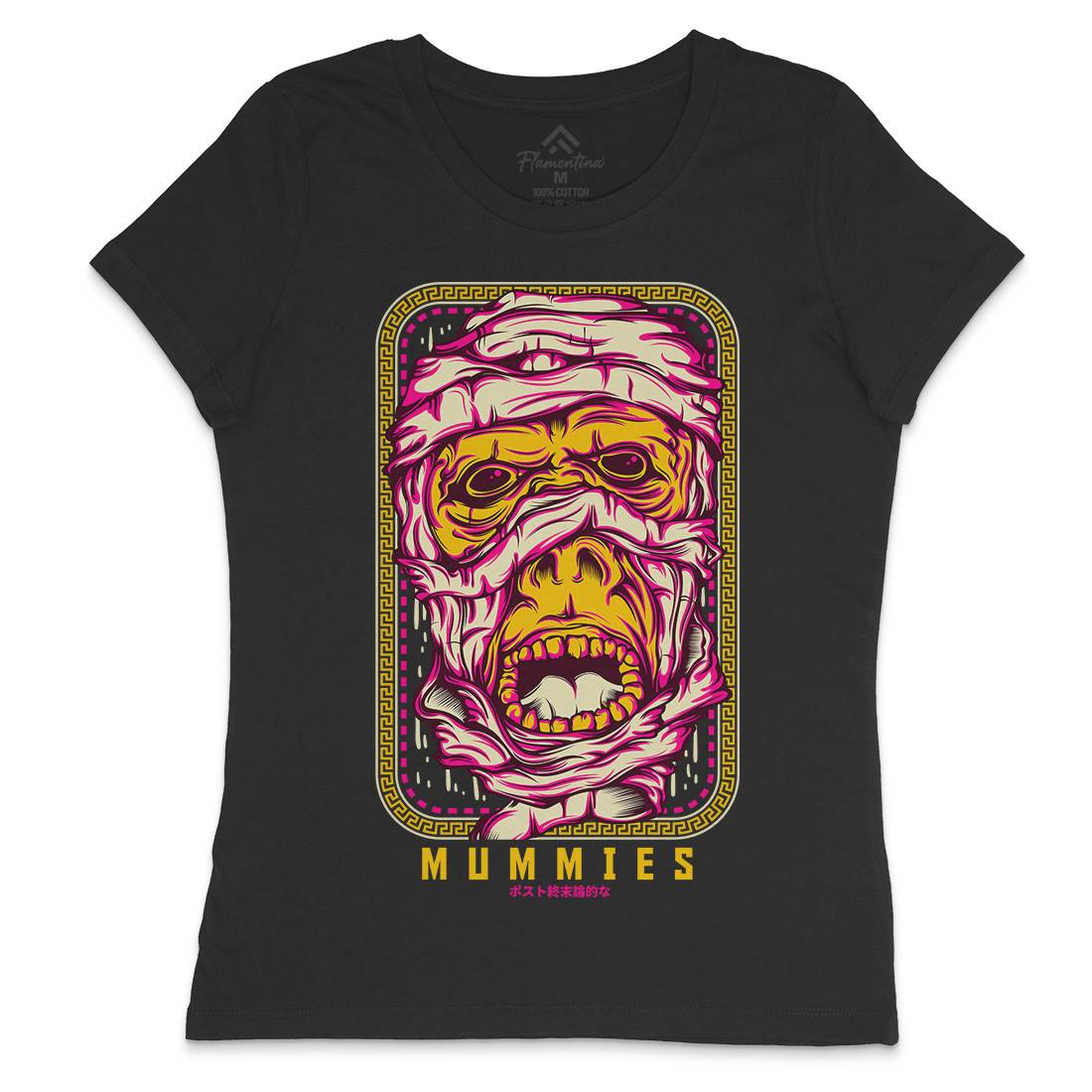 Mummies Womens Crew Neck T-Shirt Horror D661