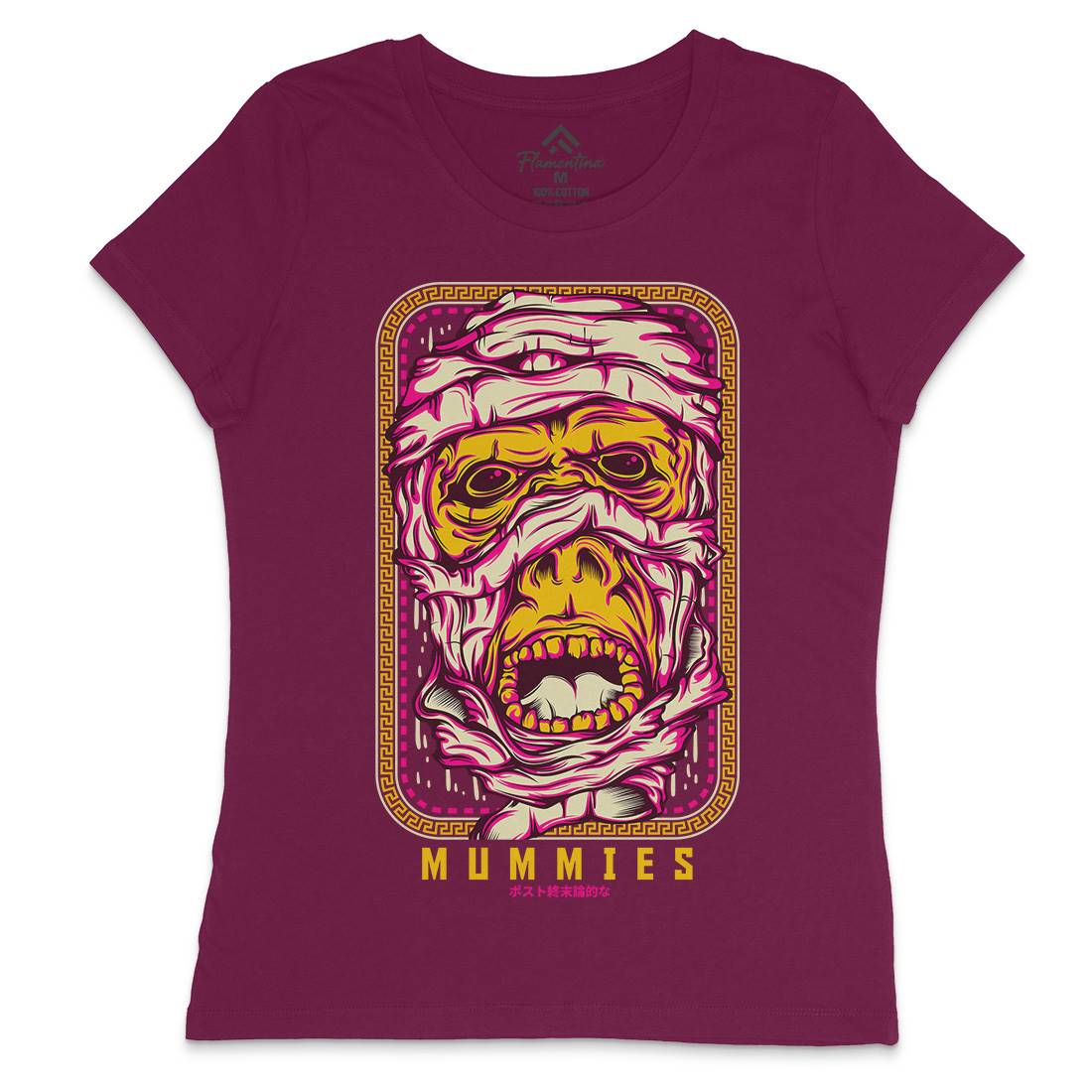 Mummies Womens Crew Neck T-Shirt Horror D661