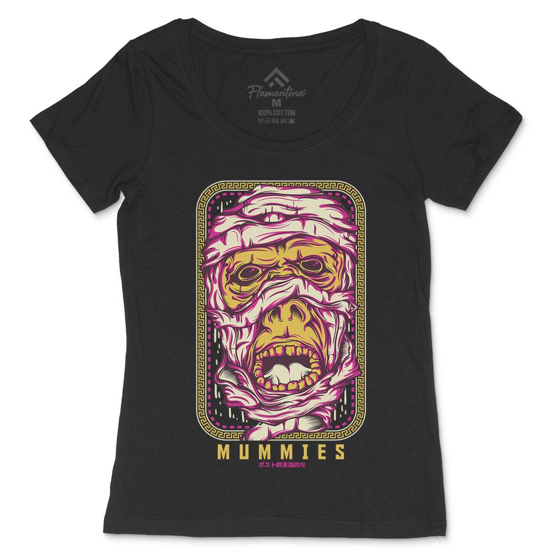Mummies Womens Scoop Neck T-Shirt Horror D661