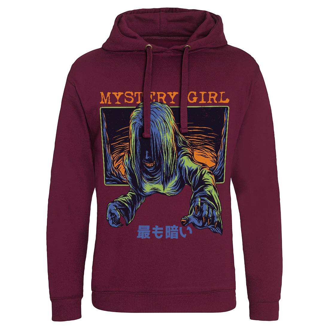 Mystery Girl Mens Hoodie Without Pocket Horror D662