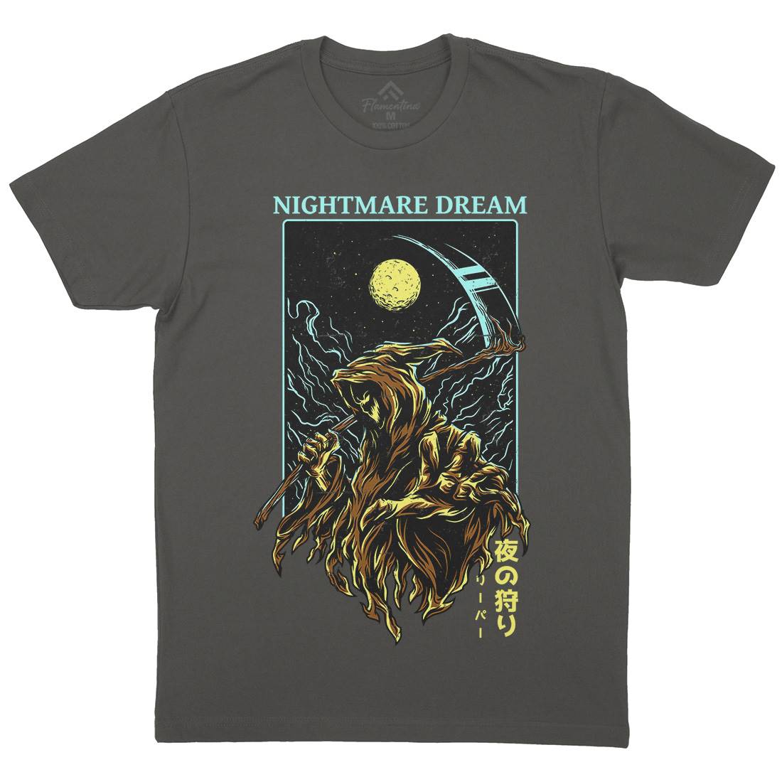 Nightmare Dream Mens Crew Neck T-Shirt Horror D667