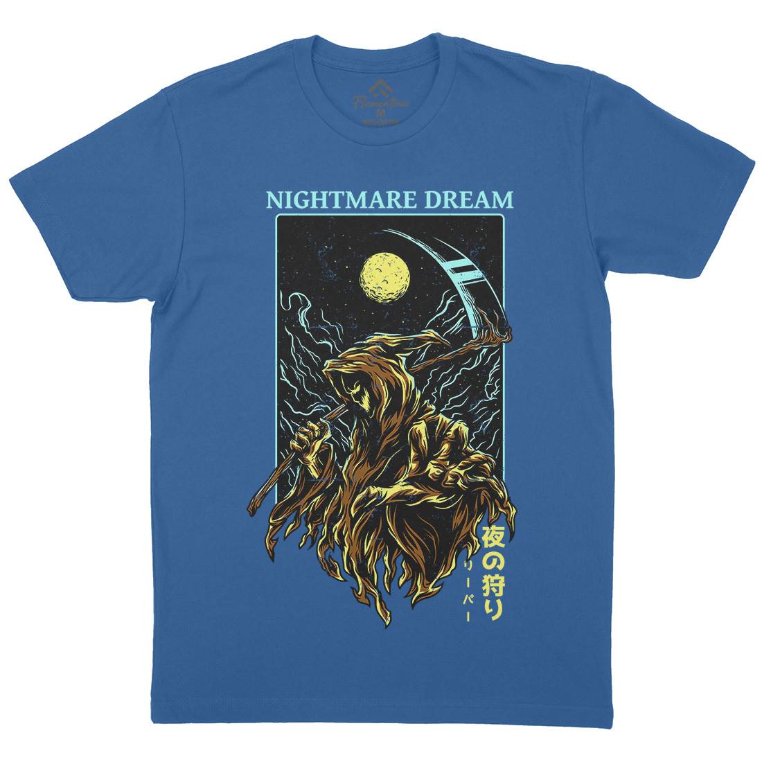 Nightmare Dream Mens Crew Neck T-Shirt Horror D667