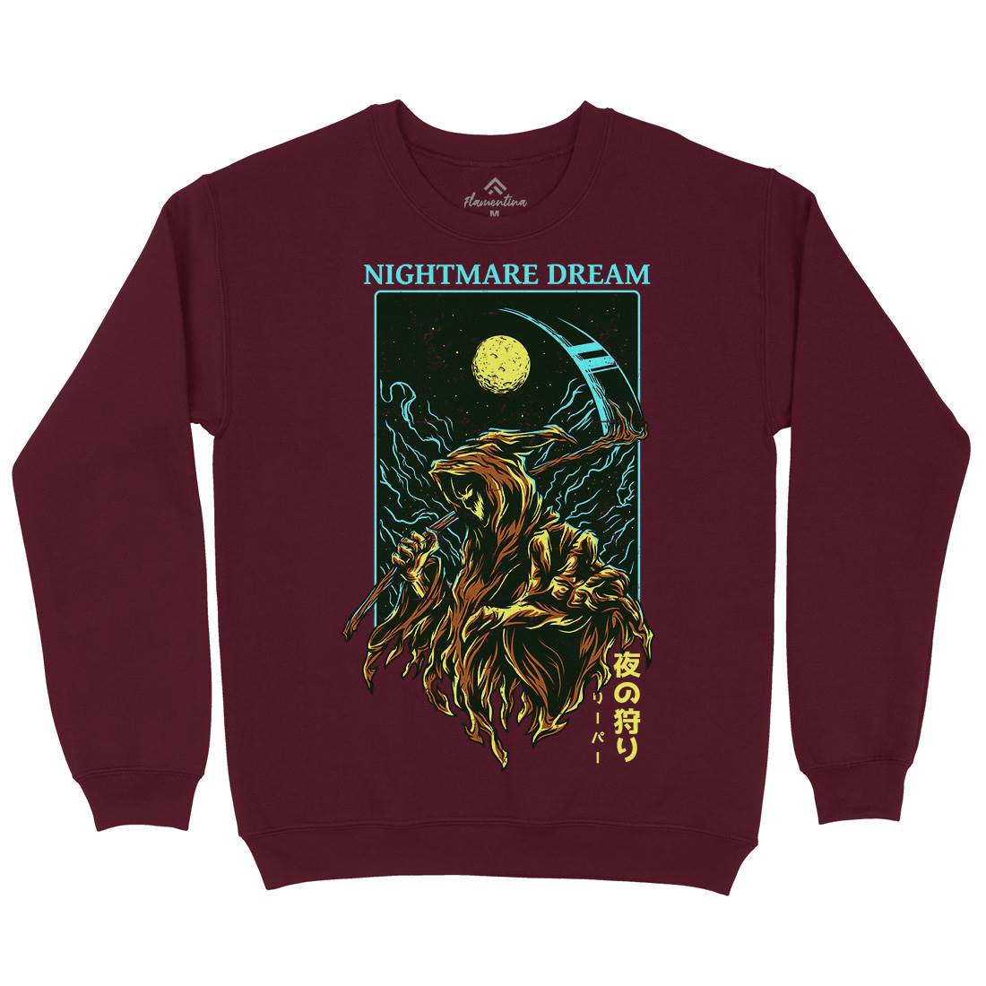 Nightmare Dream Kids Crew Neck Sweatshirt Horror D667