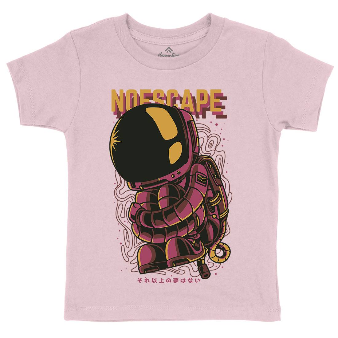No Escape Kids Crew Neck T-Shirt Space D668